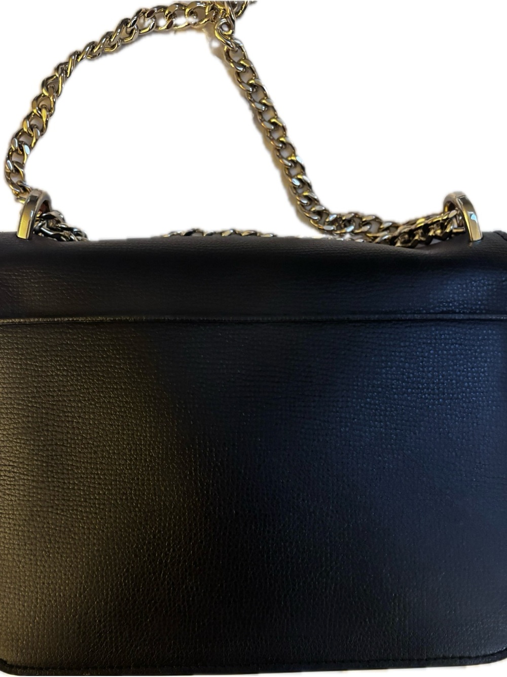 kate spade Remi Flap Black Leather Crossbody with Gold Chain Strap - Picture 8 of 12